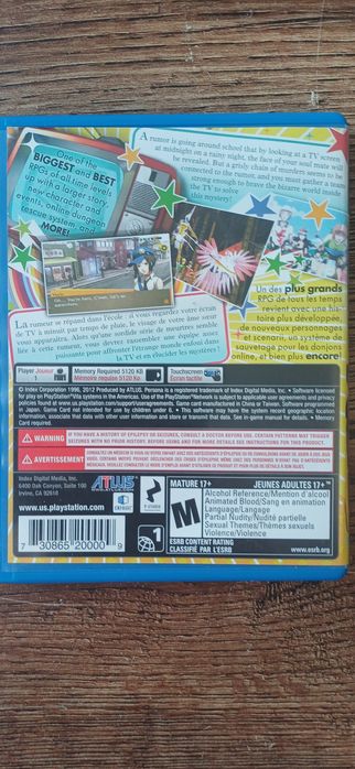 Persona 4 Golden ps vita