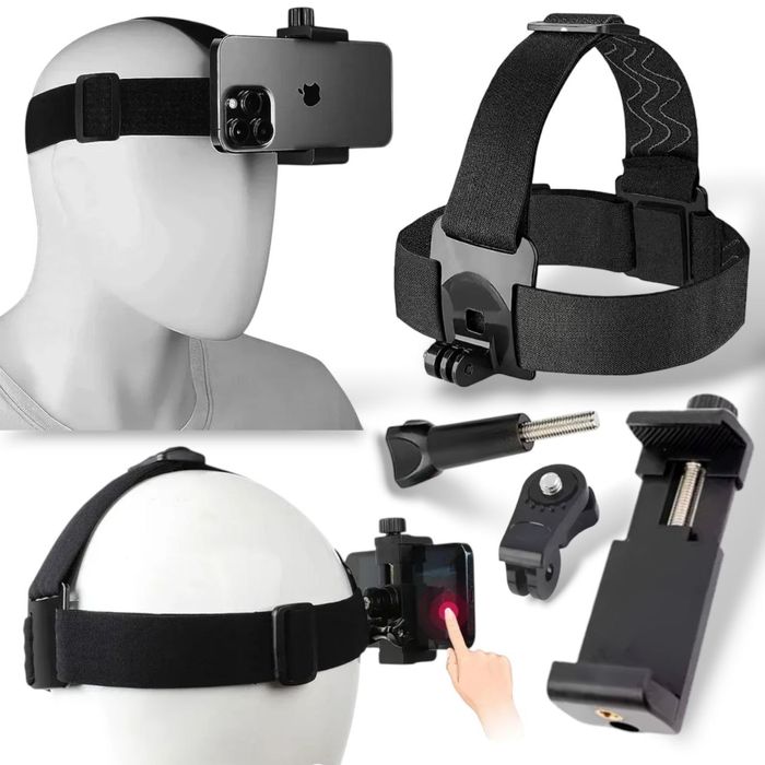 Кріплення для екшн камер GoPro, Sony. Крепление для телефона на голову