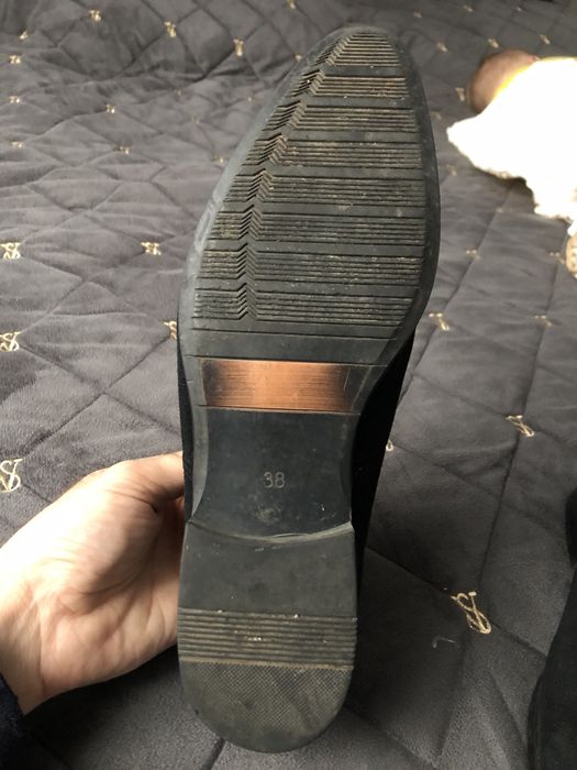 Туфлі натуральна замша