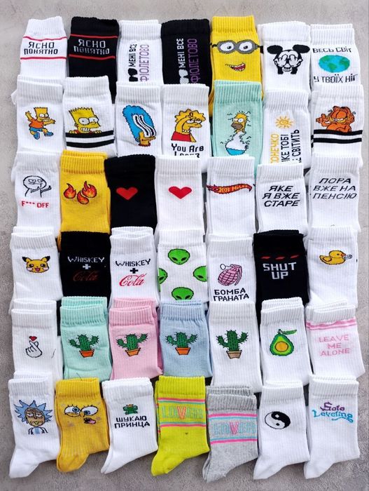 Чоловічі та жіночі шкарпетки з принтом/чоловічі теплі зимові шкарпетки