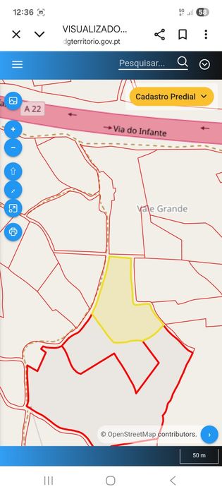 Terreno Rústico em Alcaria Cova/Estoi