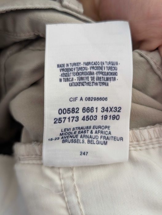 spodnie męskie bawełniane Levi Strauss