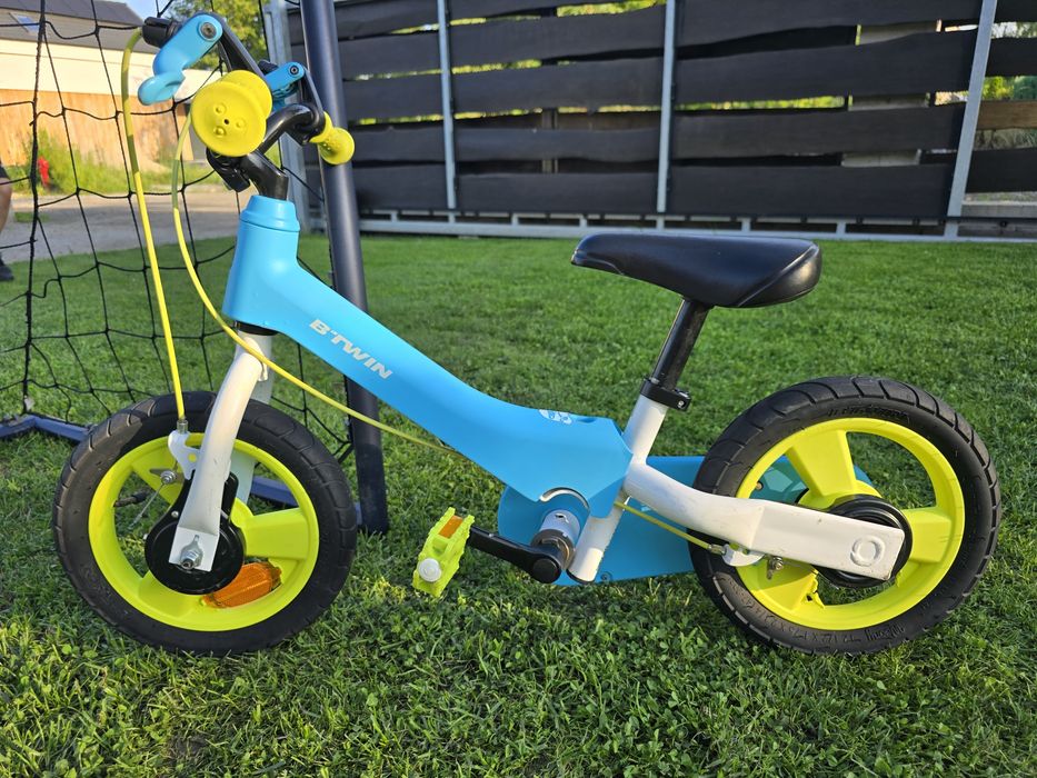 Rowerek 2w1 Decathlon B'Twin 12" Woony 500 Niebieski