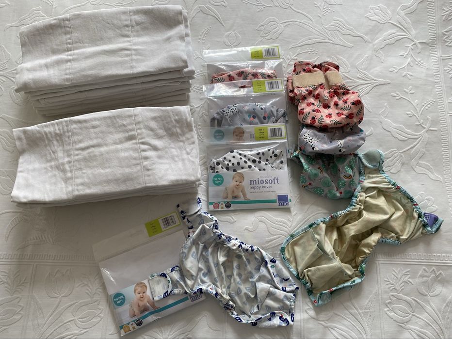 Pack fraldas reutilizáveis Miosoft (fralda de 2 peças) - Bambino Mio