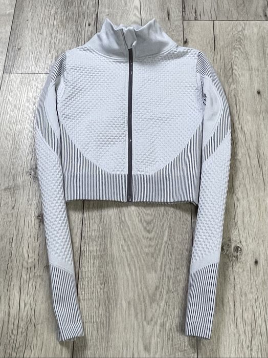 Кофта лонгслив S размер женская спортивная серая