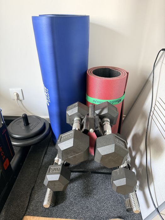 Rack musculação e banco