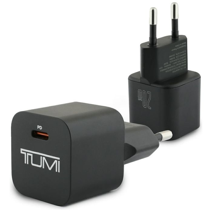 Ładowarka sieciowa TUMI Smart Power 20W  USB-C czarny