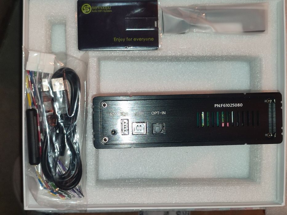 Sennuopu DS-M8 amplificador de potência de áudio de carro 4 canais processador dsp de 8 canais