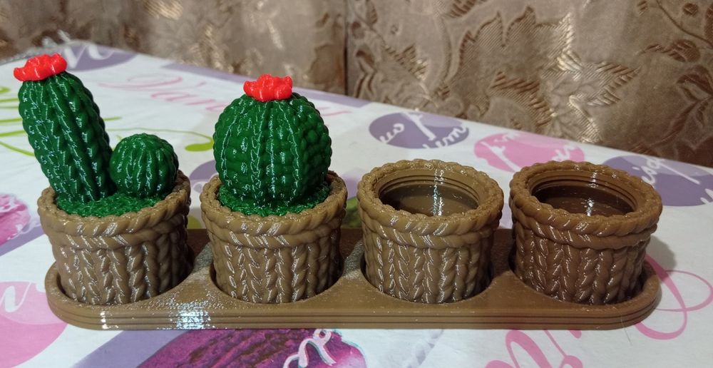 Кактус на підставці love