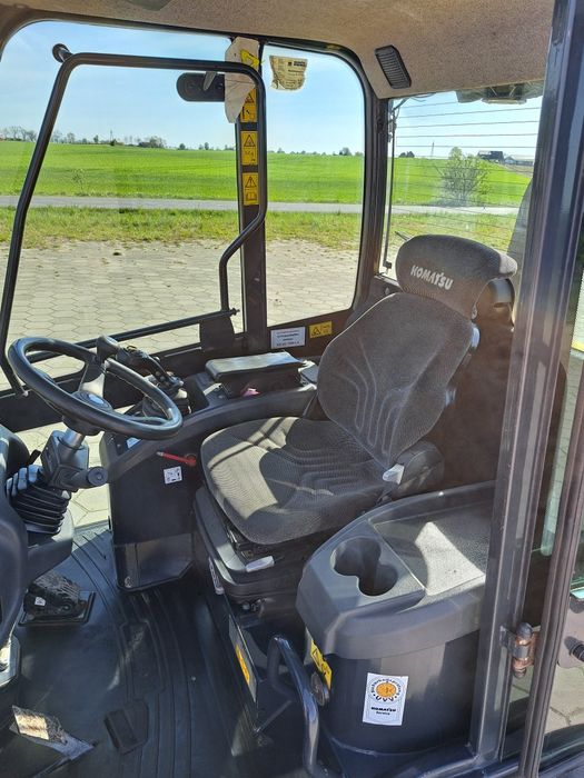 KOMATSU WA80-7M Cat JCB Volvo 2019r 1800mth ładowarka widły Zamiana