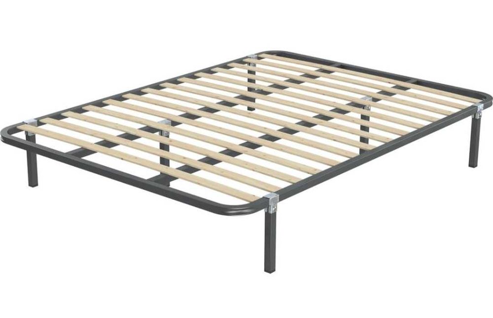 Estrado de cama com pés e colchão
