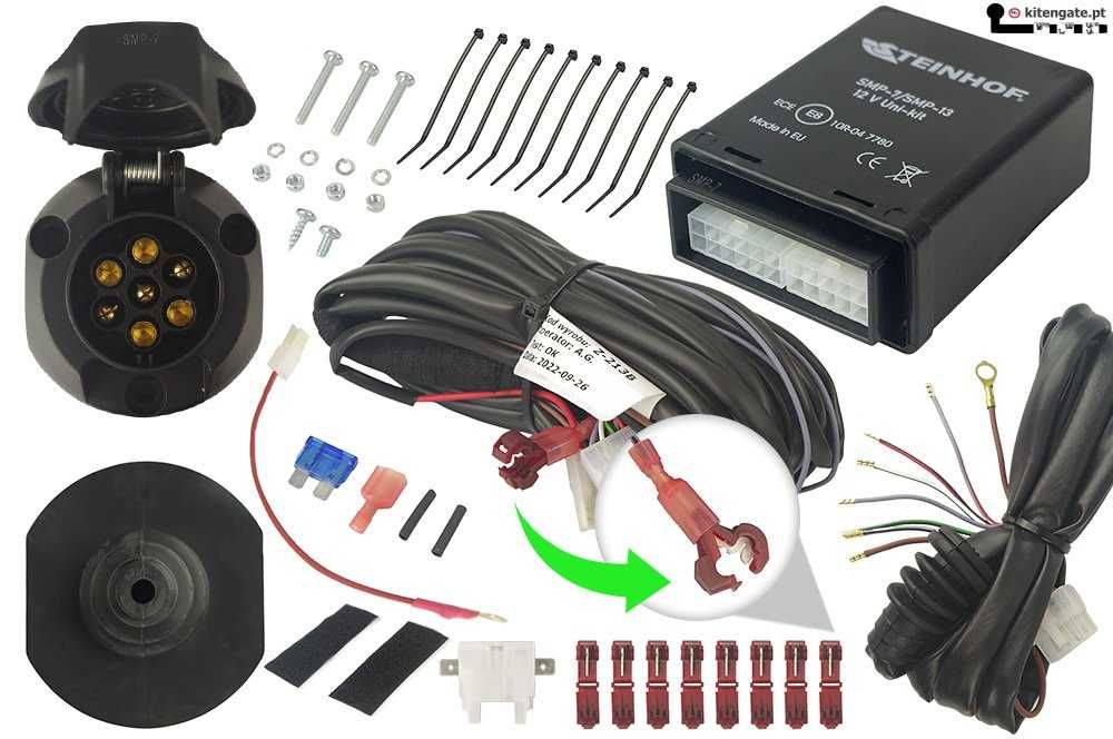 Kit eléctrico Canbus de 7 ou 13 pinos  com Módulo