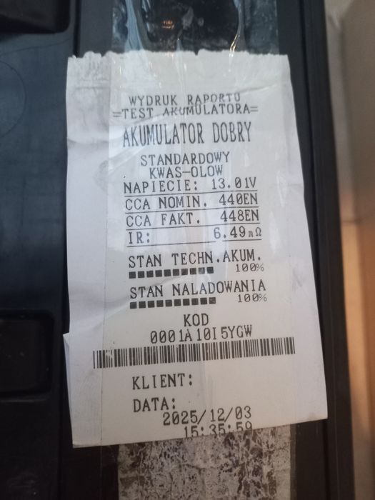 Akumulator Arctica 44ah 440A uzywany idealny stan