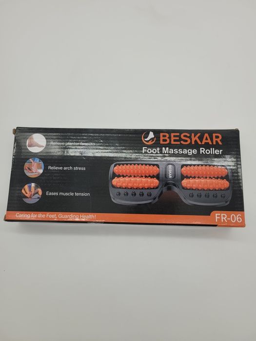 Masażer Do Stóp Dwurzędowy 4-Rolkowy BESKAR Roller Masaż