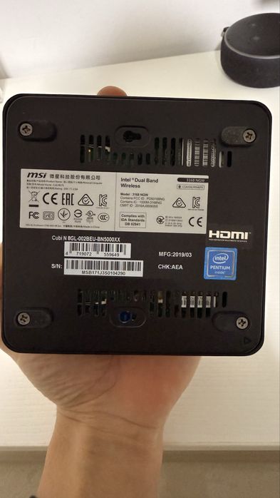 Mini pc MSI Intel 8gb ram ddr4 nvme 480gb