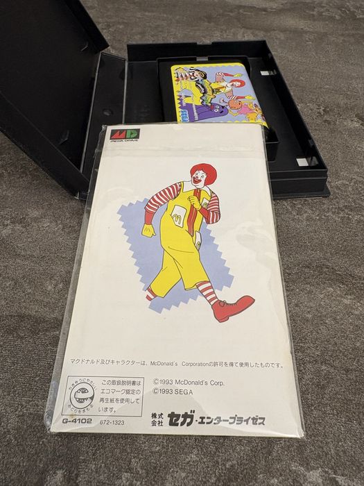 SEGA MD McDonald's TreasureLand оригінал. Кредит