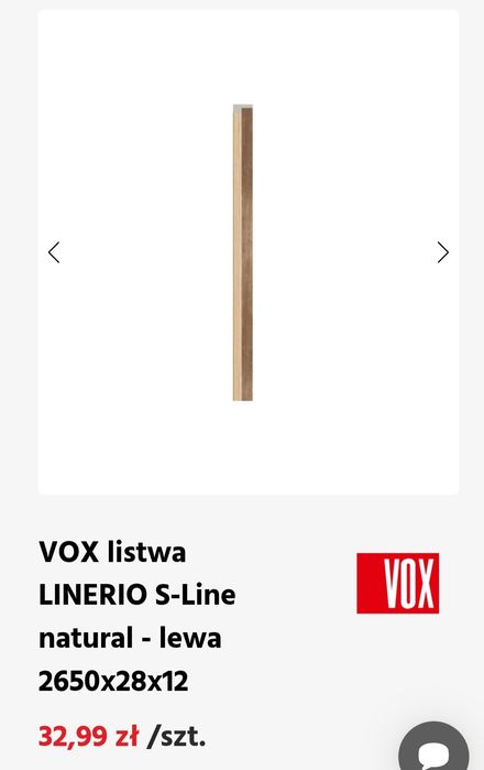 Linerio lamele vox natural krakow Nowy Sącz