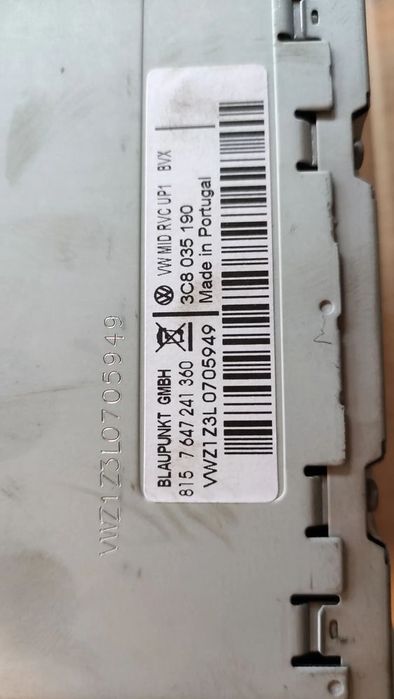 radio vw golf vi vw touran