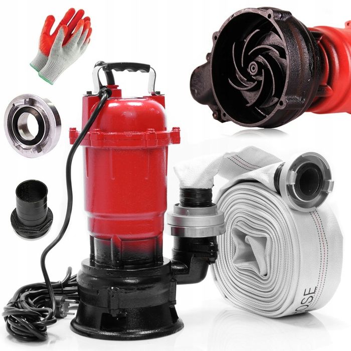 POMPA DO SZAMBA Wody Brudnej Czystej + WĄŻ 20M + Złącze