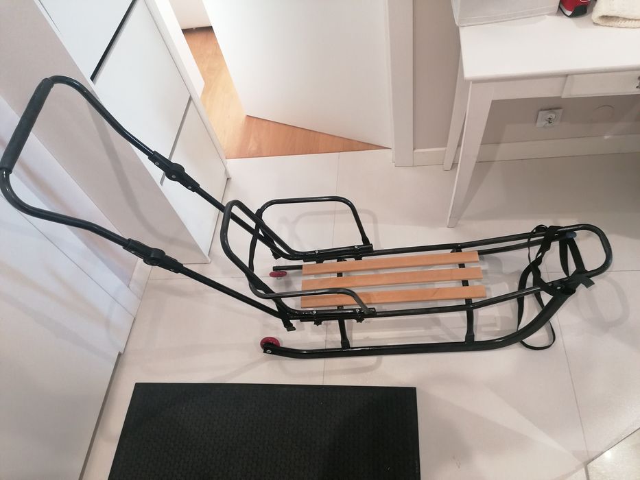 Sanki/pchacz, śpiwór, budka, kółka