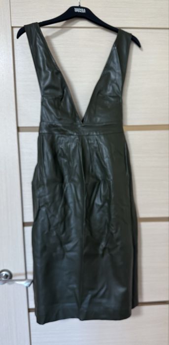 Сарафан для вагітних з екошкіри