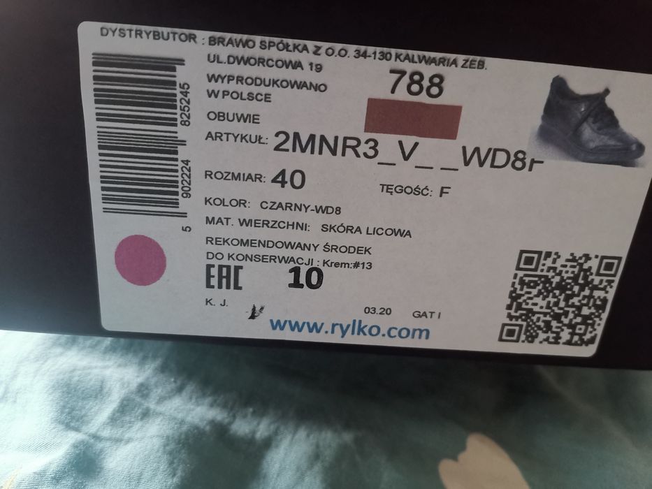 Sneakersy Ryłko Relax damskie rozm. 40