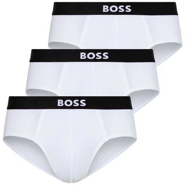 HUGO BOSS slipki 3 PAK slipów męskich BOSS ONE WHITE