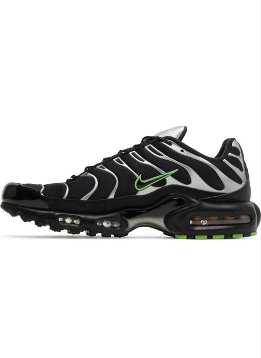 Nike Air Max Plus Tn Black Silver Green Strike