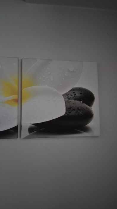 Obraz trzy części i zegarek 35cm/35cm