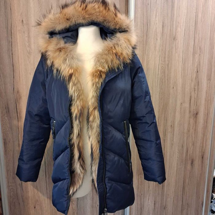 Kurtka ochnik s jenot naturalny puch