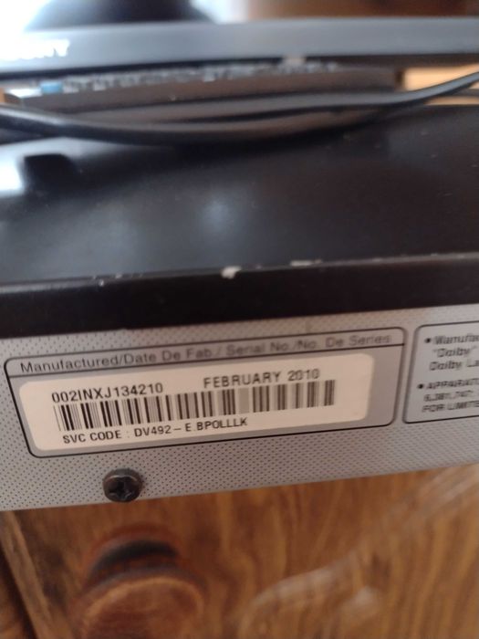DVD  czarne  firmy LG