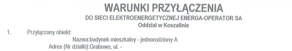 Działka z pozwoleniem na budowę Grabowo 1100 m² - Widok 5