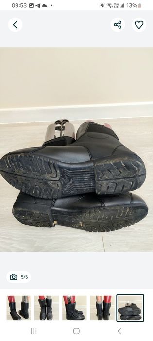 Боти шкірянi Polo Road,розмір 45