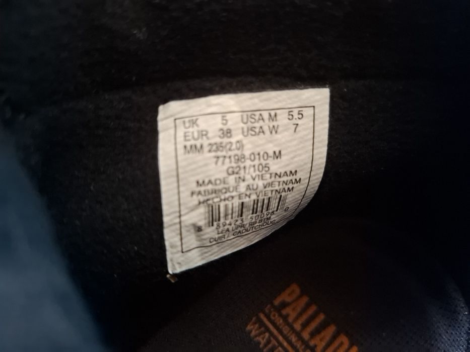 Buty Palladium Pallatrooper wodoodporne skórzane 38
