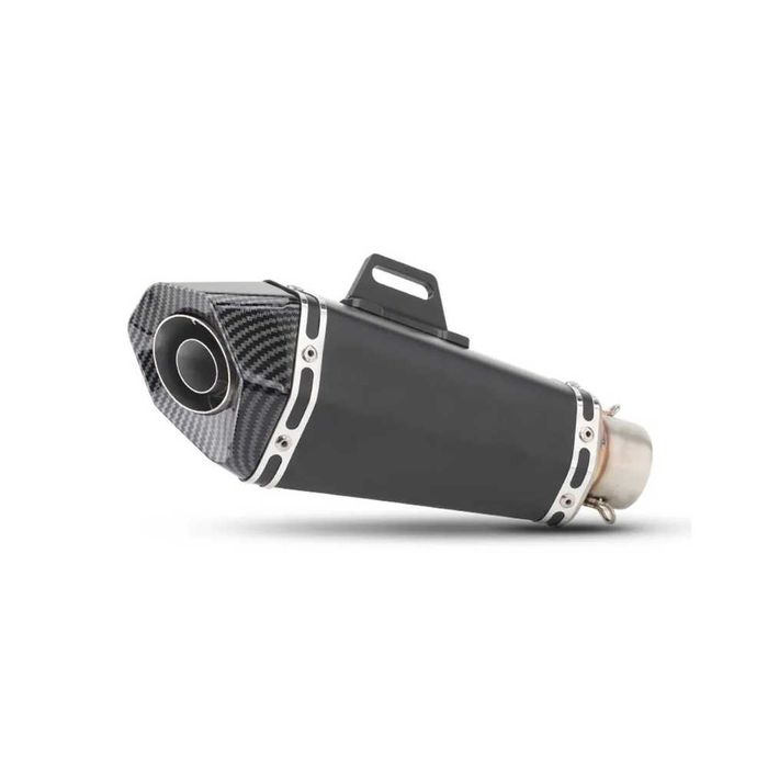 Ponteira escape universal 345 mm com silenciador