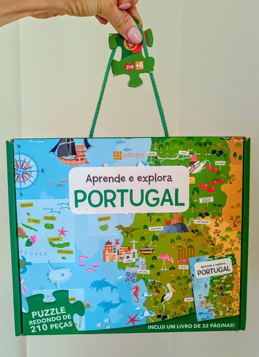 Brinquedo Puzzle redondo de 210 peças .