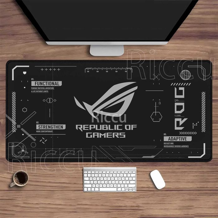 Gaming Mouse Pad R-ROG PC Computer Gamer Nonslip Keyboard Mousepad
