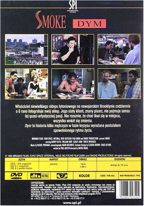 Smoke Dym - Film DVD