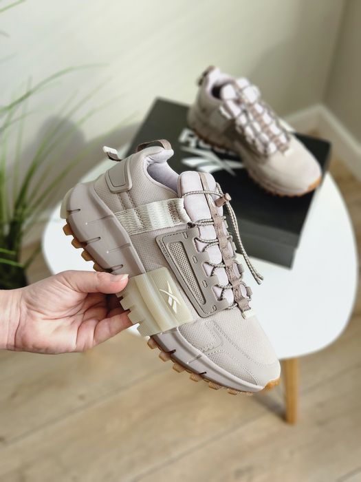 Кросівки Кроссовки Reebok Zig Kinetika Edge beige Бежевый Бежевий Кросовки демісезон