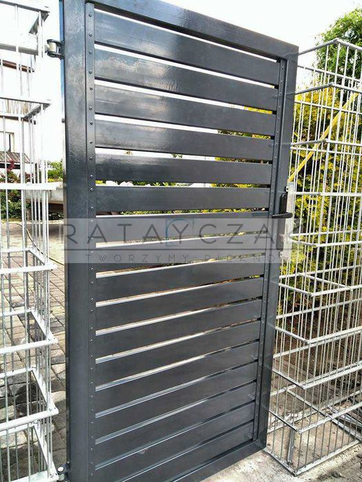 Palisada ogrodzenie nowoczesne przęsło systemy ogrodzeniowe