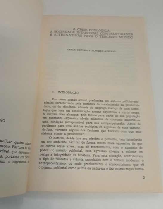 Não à industrialização selvagem