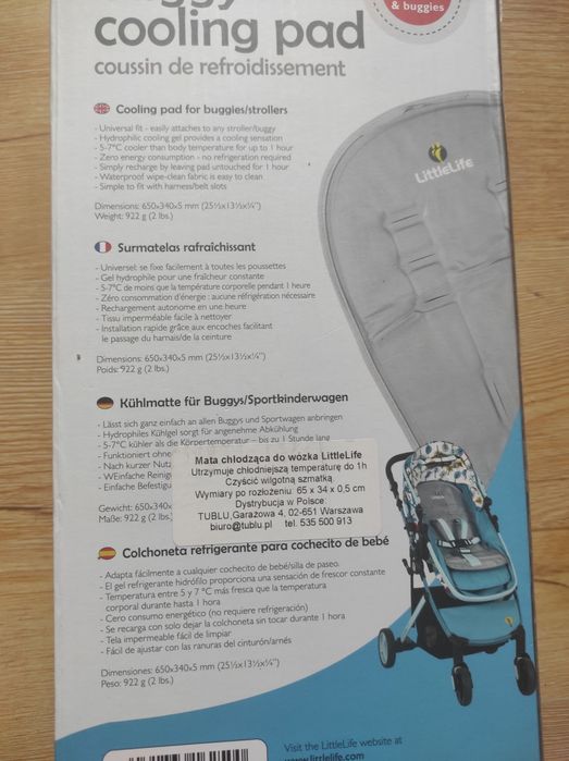 Mata chłodzaca do wózka