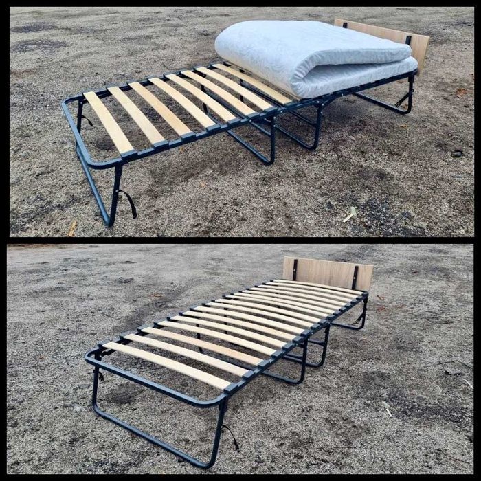 Розкладне ліжко розкладачка раскладушка раскладная кровать с матрасом