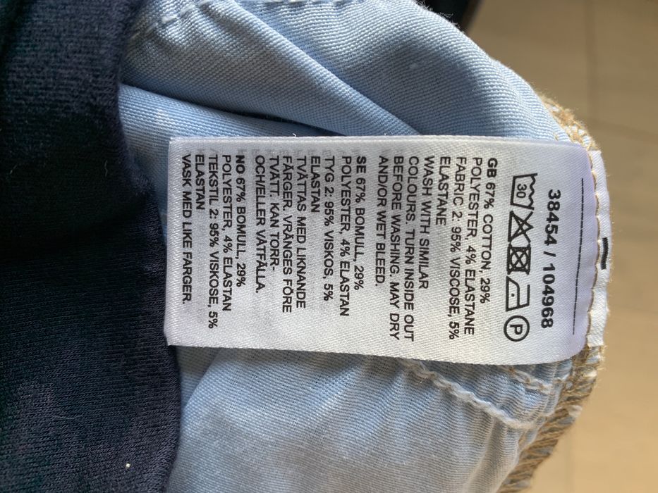 Spodnie jeansy ciążowe, denim, 36