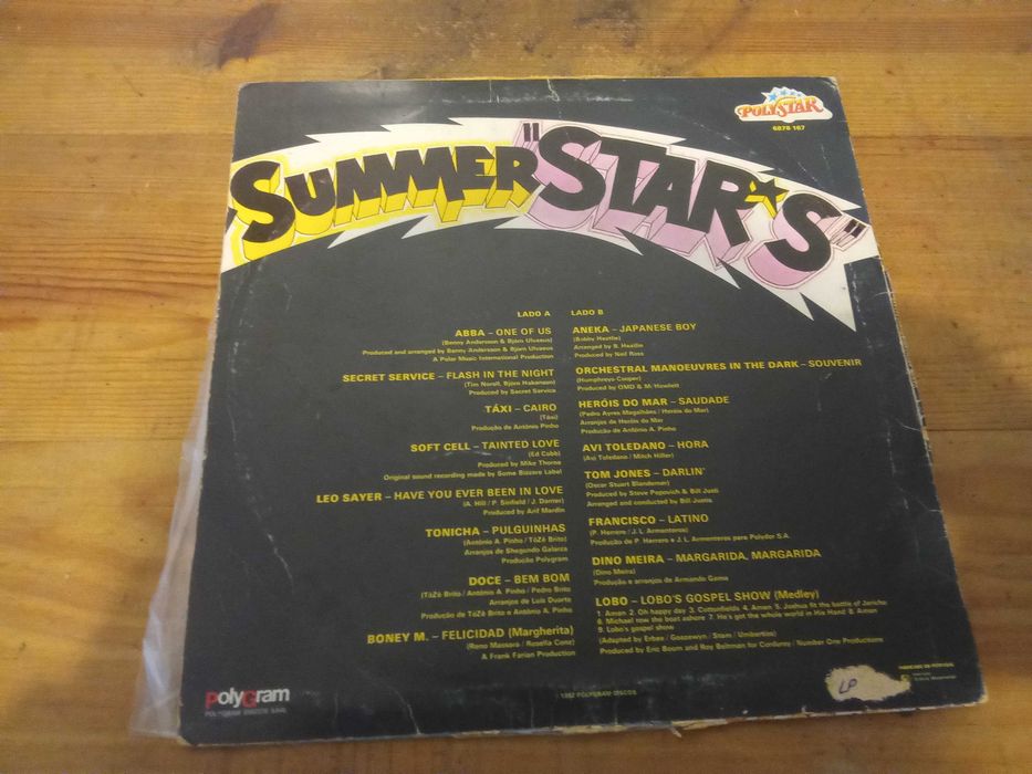 VARIOS 	SUMMER STAR'S 86 (Abba, Dire Straits, Doce) LP