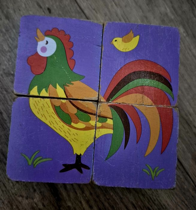 Пазл-кубики Viga Toys "Ферма"