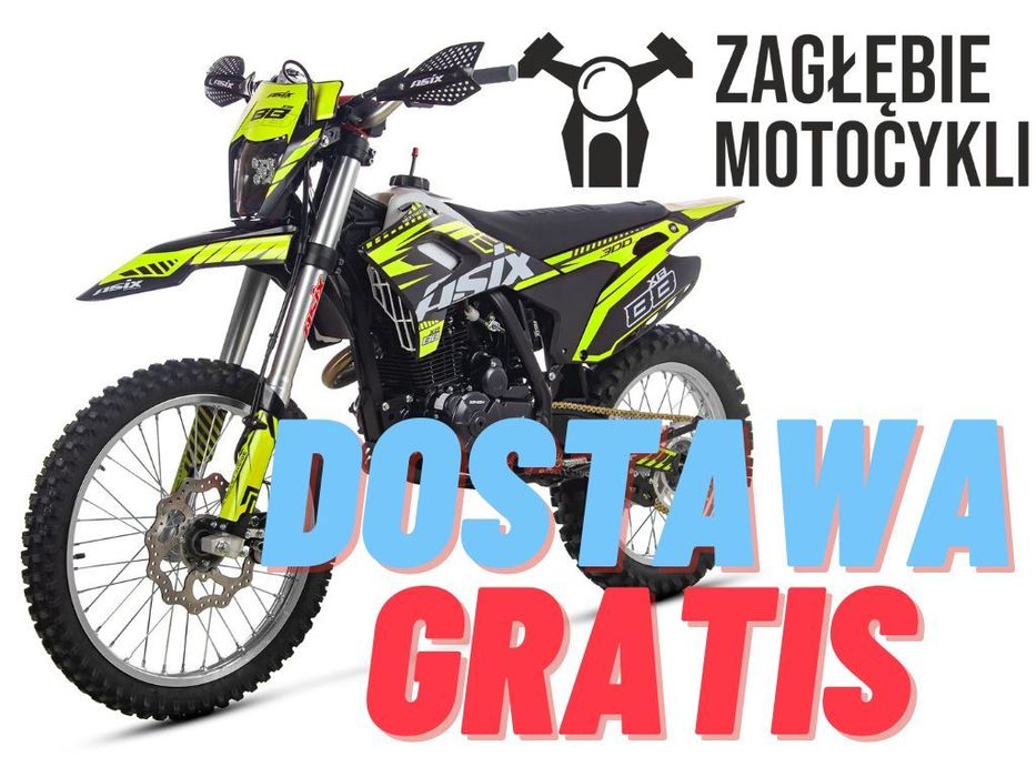 ASIX XB-88 300cc CROSS ENDURO 300 22km ledy dostawa gratis