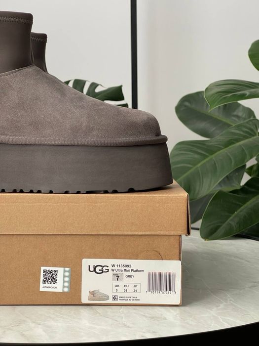 Уггі UGG Classic Mini Dipper Grey (37-41)