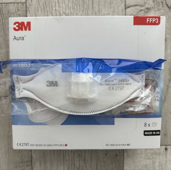 Акця! Маска 3M Aura FFP3 распиратор лепесток пелюстка  розпіратор