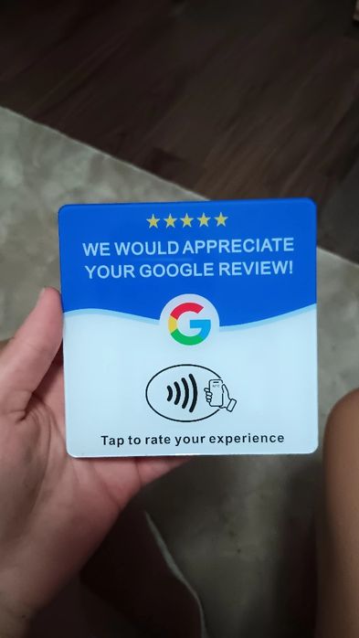 Placas de Avaliação do Google